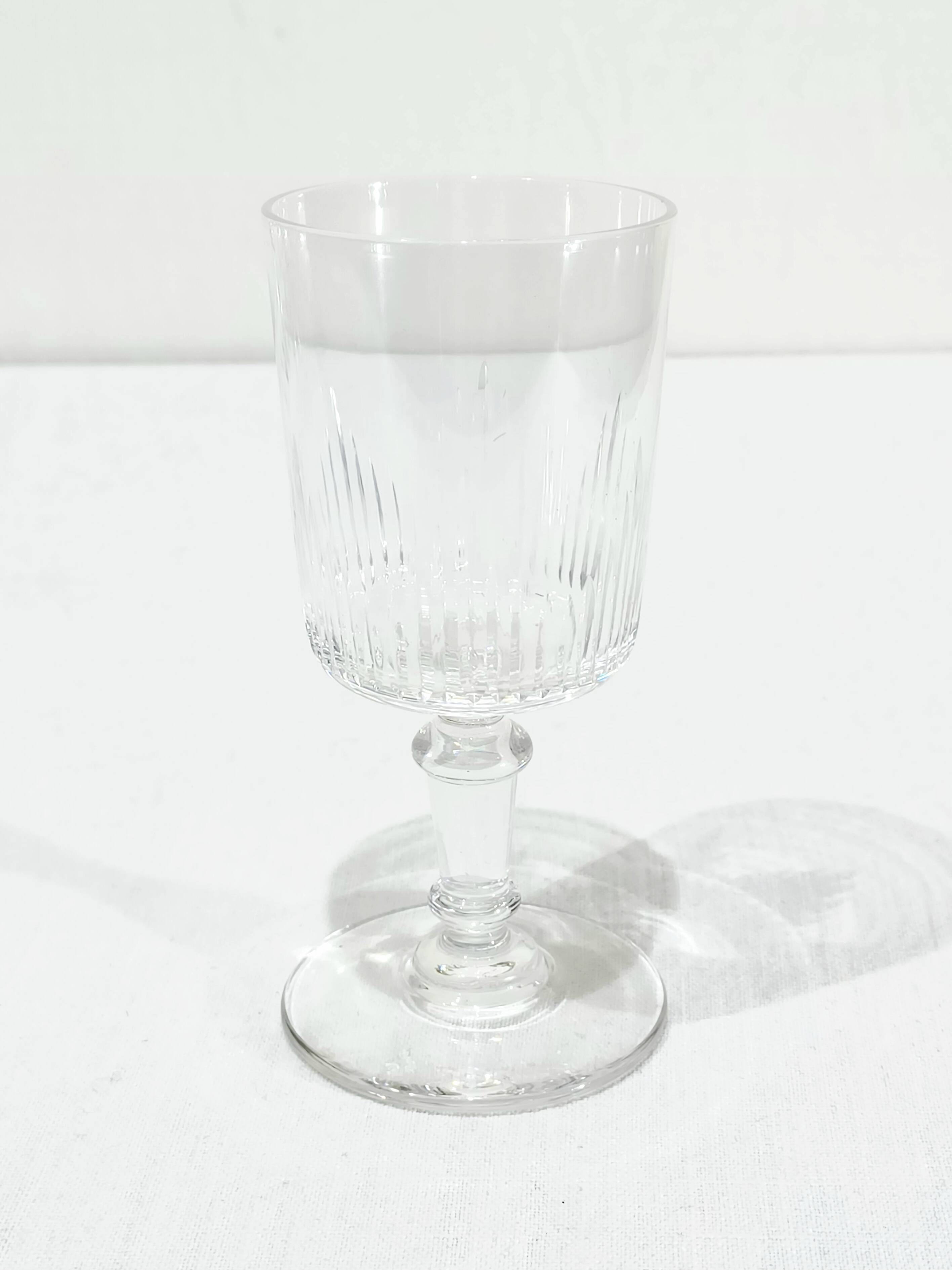 13 crystal white wine glasses
