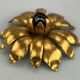 Wall sconce in brass