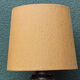 Gien lamp, brass and earthenware