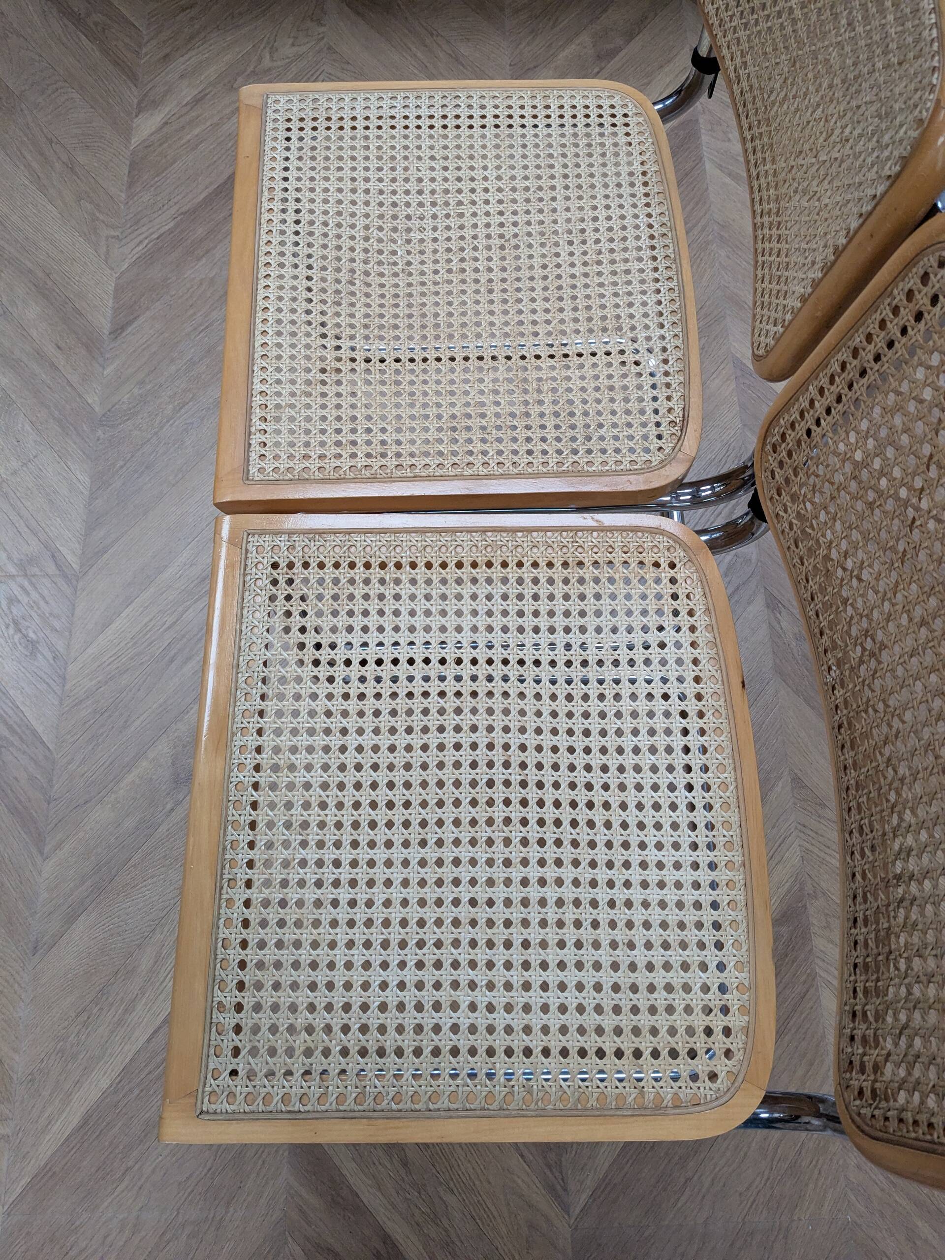 Set of 6 B32 chairs