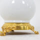 Paire de lampes en porcelaine blanche et bronze, circa 1880