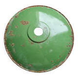 Industrial enamelled sheet metal wall light