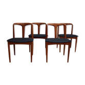 Série de chaises modèle Juliana de Johannes Andersen Danemark années 60
