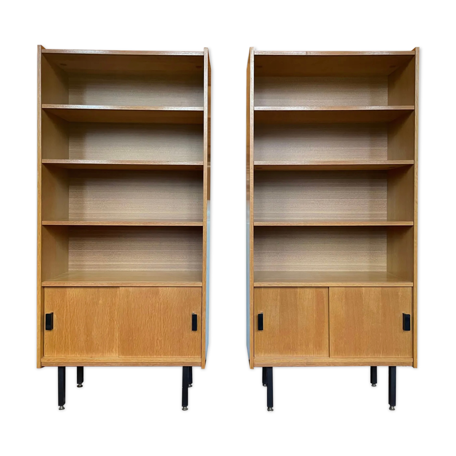 Paire de bibliothèques vintage