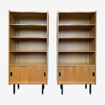 Pair of vintage bookcases