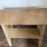 Weathered wooden step stool