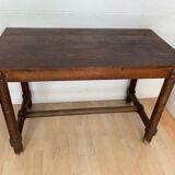 Rustic oak farmhouse table