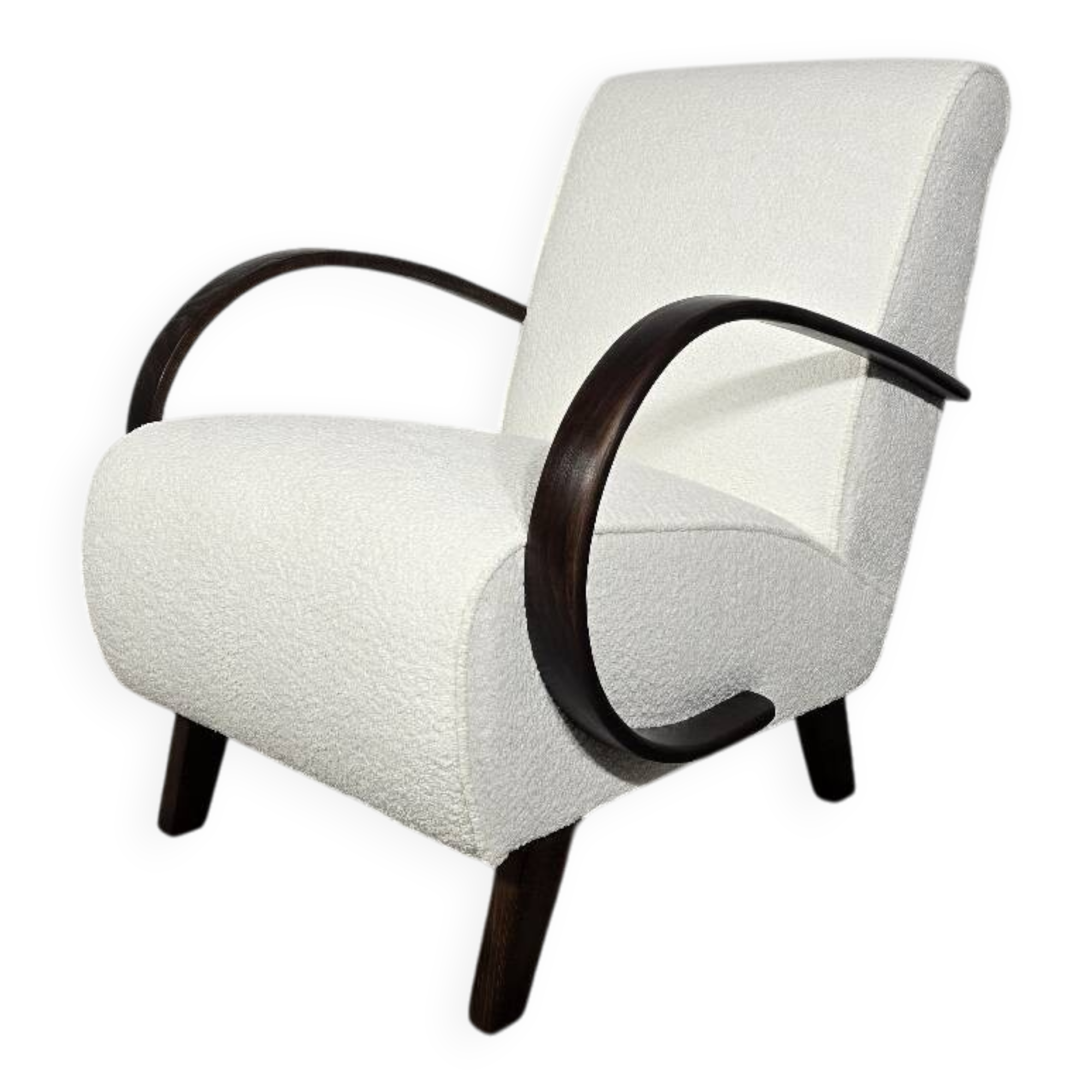 Fauteuil Art Déco par Jindrich Halabala, 1940s