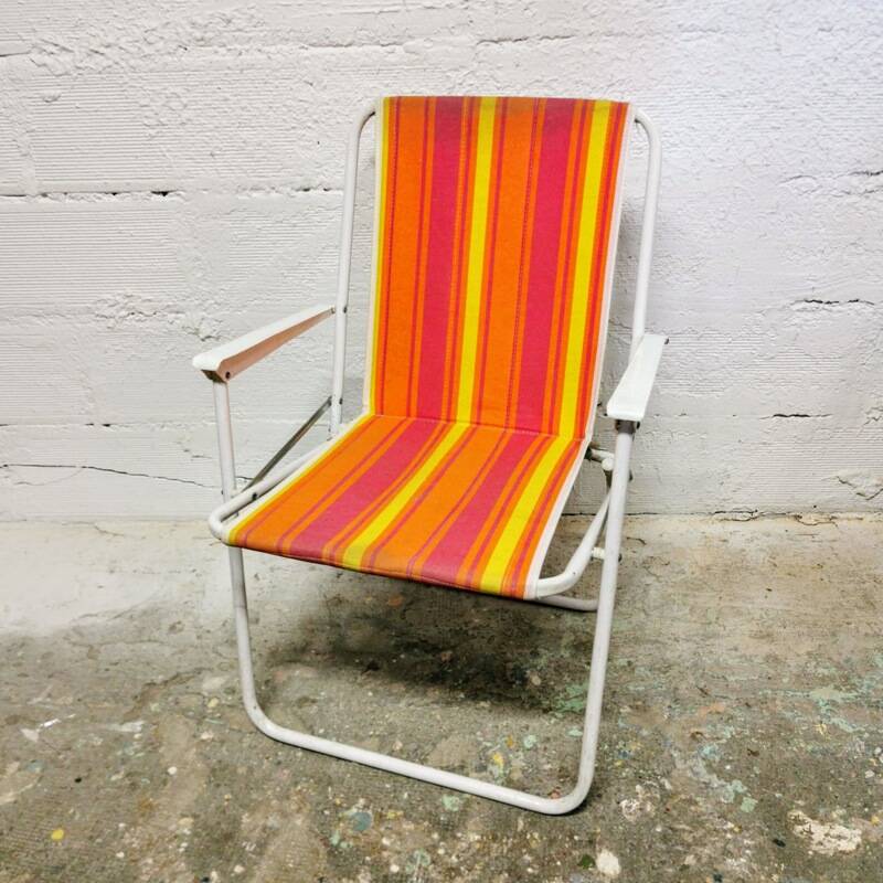 Vintage camping armchair