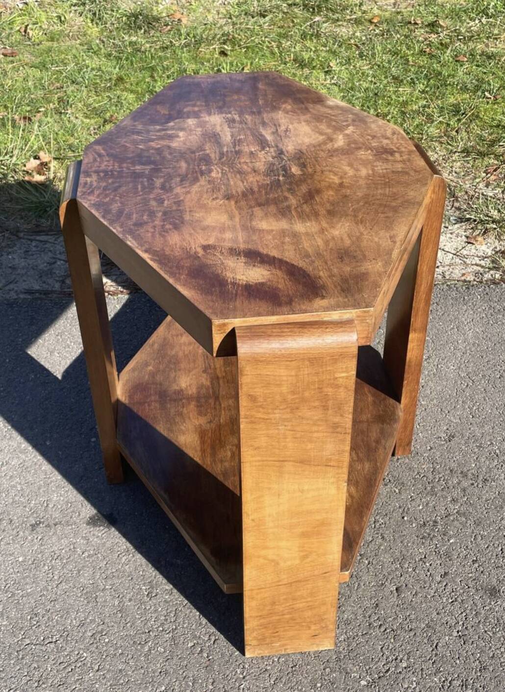 Art Deco wooden coffee table