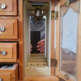 Cabinetmaker's jewelry box from the 50s/60s