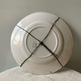 Niderviller faïence ancienne assiette décorative numérotée vintage