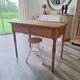 Vintage solid wood desk with extensions.