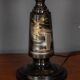 Mid 20thc japanese pair of lacquered table lamps c.1960