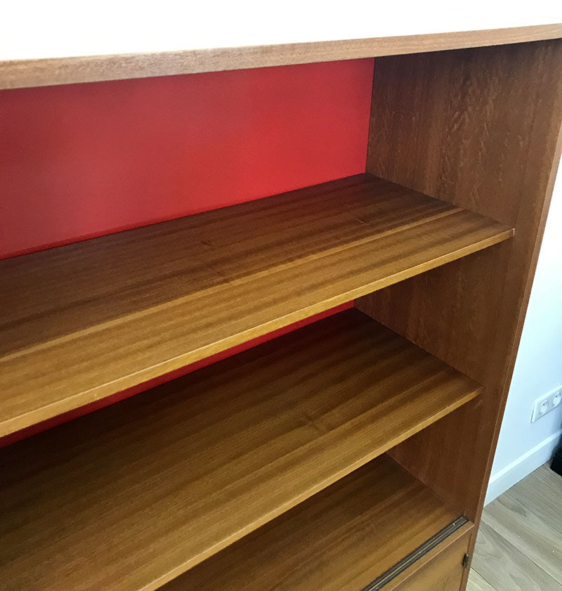 Wooden bookcase