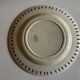 Openwork plate 19th earthenware terra de fer Lunéville