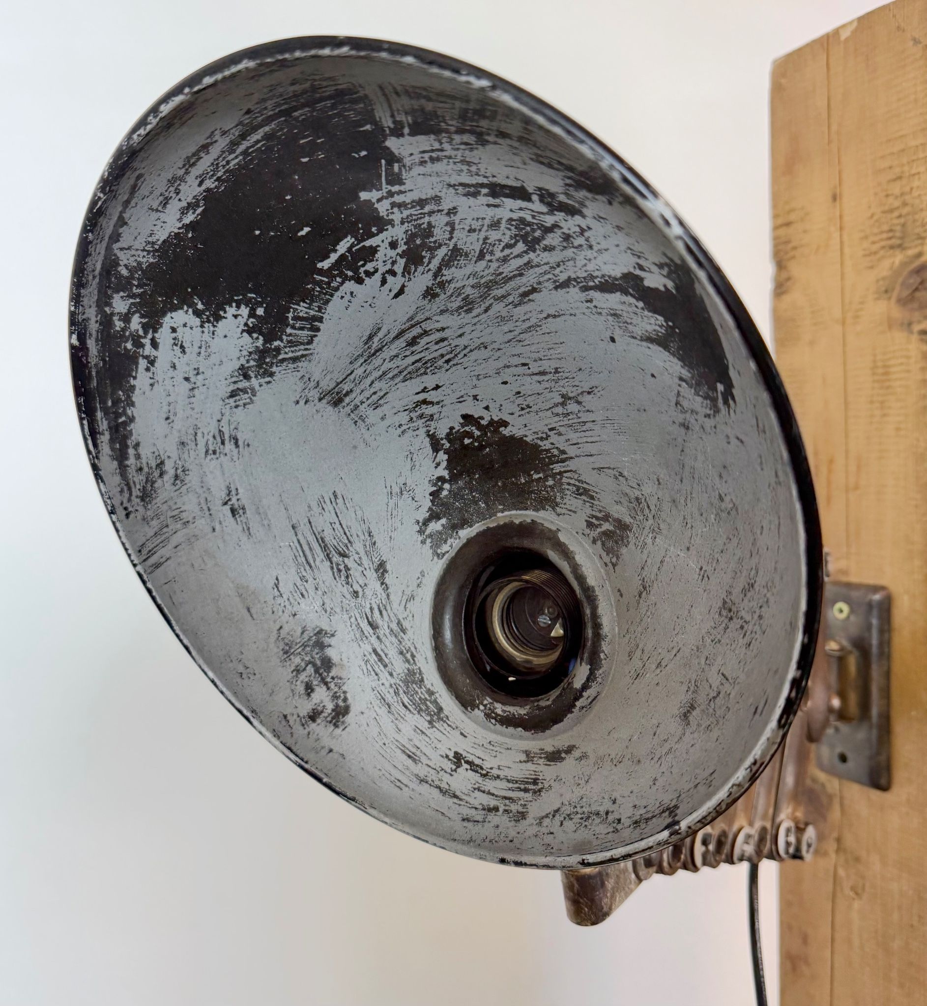 Large German Industrial Scissor Wall Lamp from Helion Arnstadt, 1950s