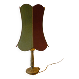 Bronze and velvet lamp 70 cm
