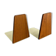 Teak bookends Kai Kristiansen Buchhalter 1970
