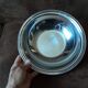Metal salad bowl