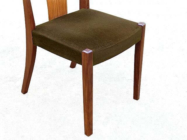 Set de 2 chaises en teck vintage design scandinave