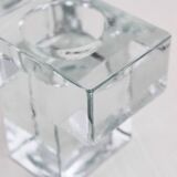 Bougeoir photophore en verre