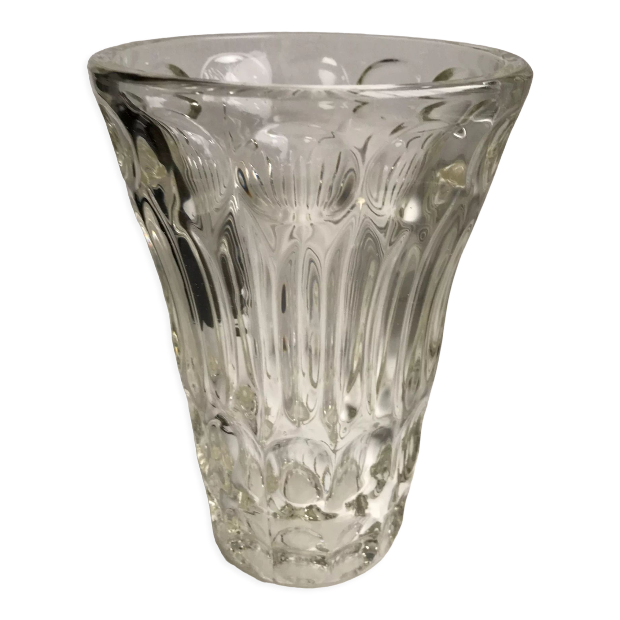 Art deco crystal vase 30s