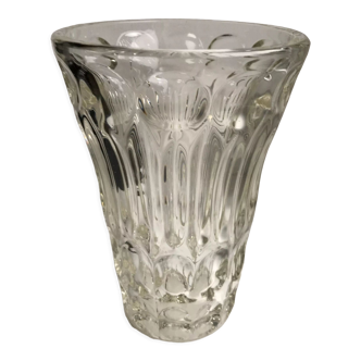 Vase en cristal art déco années 30