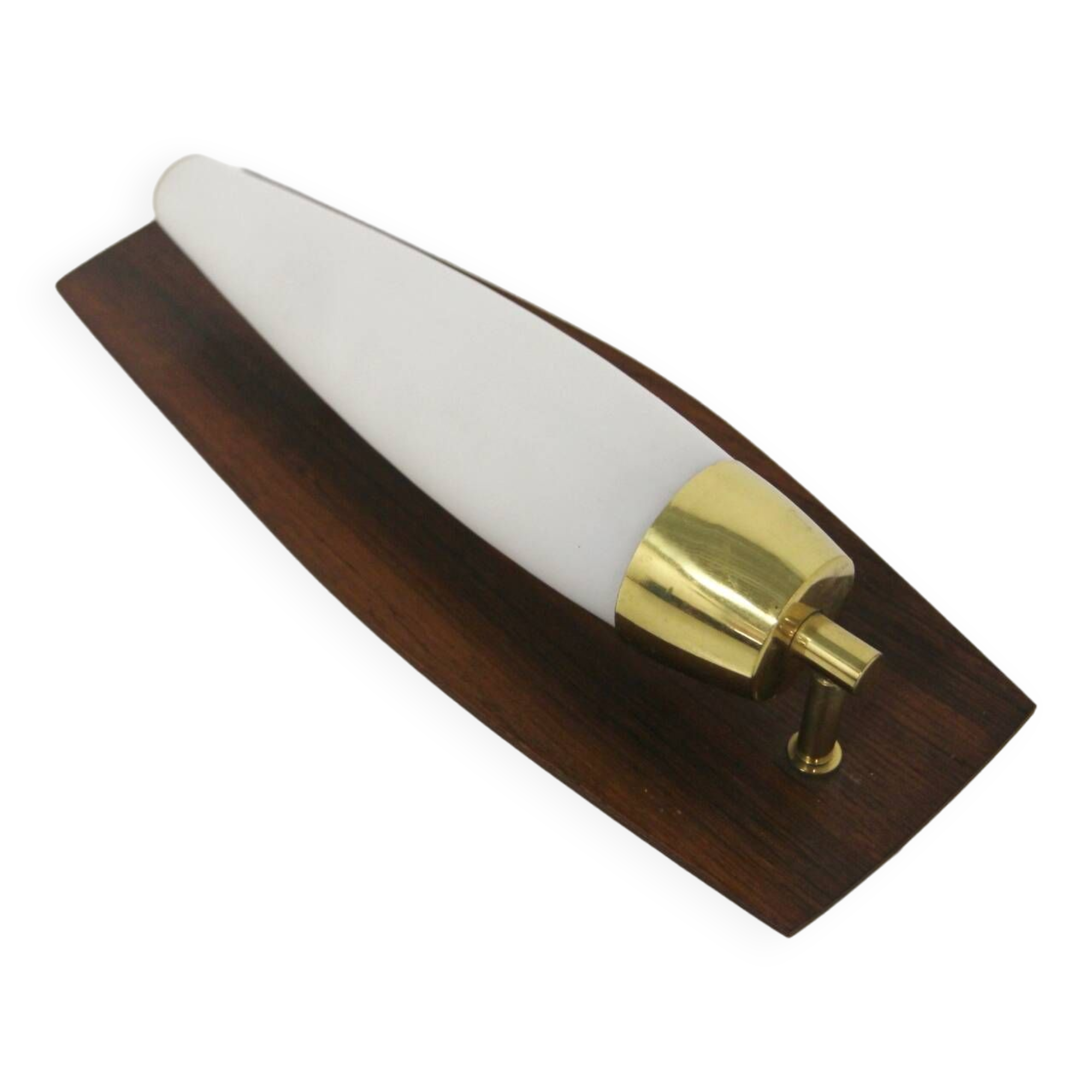 Scandinavian rosewood wall lamp, Sweden, 1950