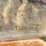 Mid 20th Century Landscape Oil Painting of Crater Lake