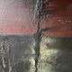 Belgian abstract painting, MACKOWIAK ERWIN "Tiss" painter oil on canvas, 1962