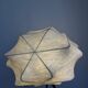 Rare cocoon tripod floor lamp