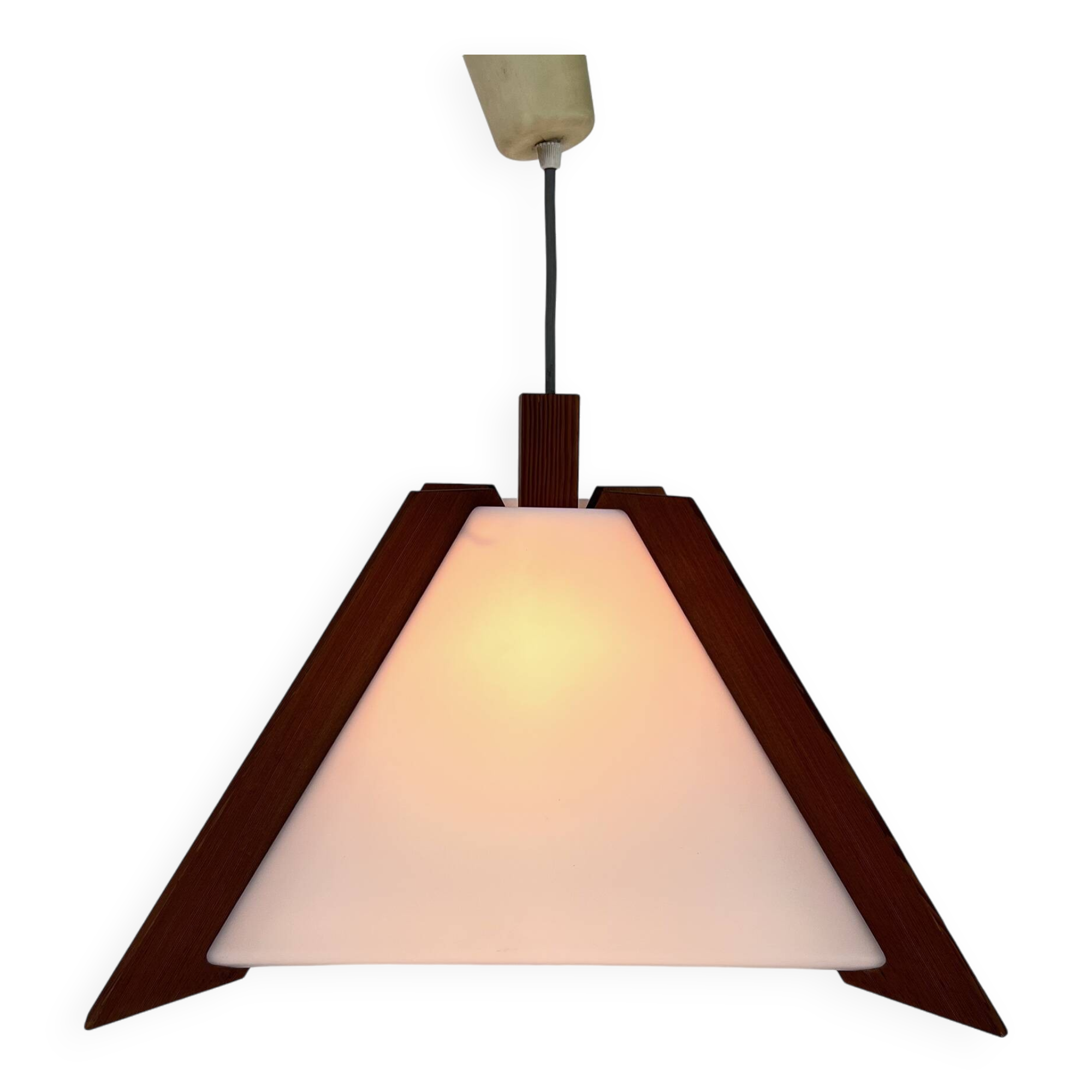 Esthetic Danish Pendant Lamp, 1960s