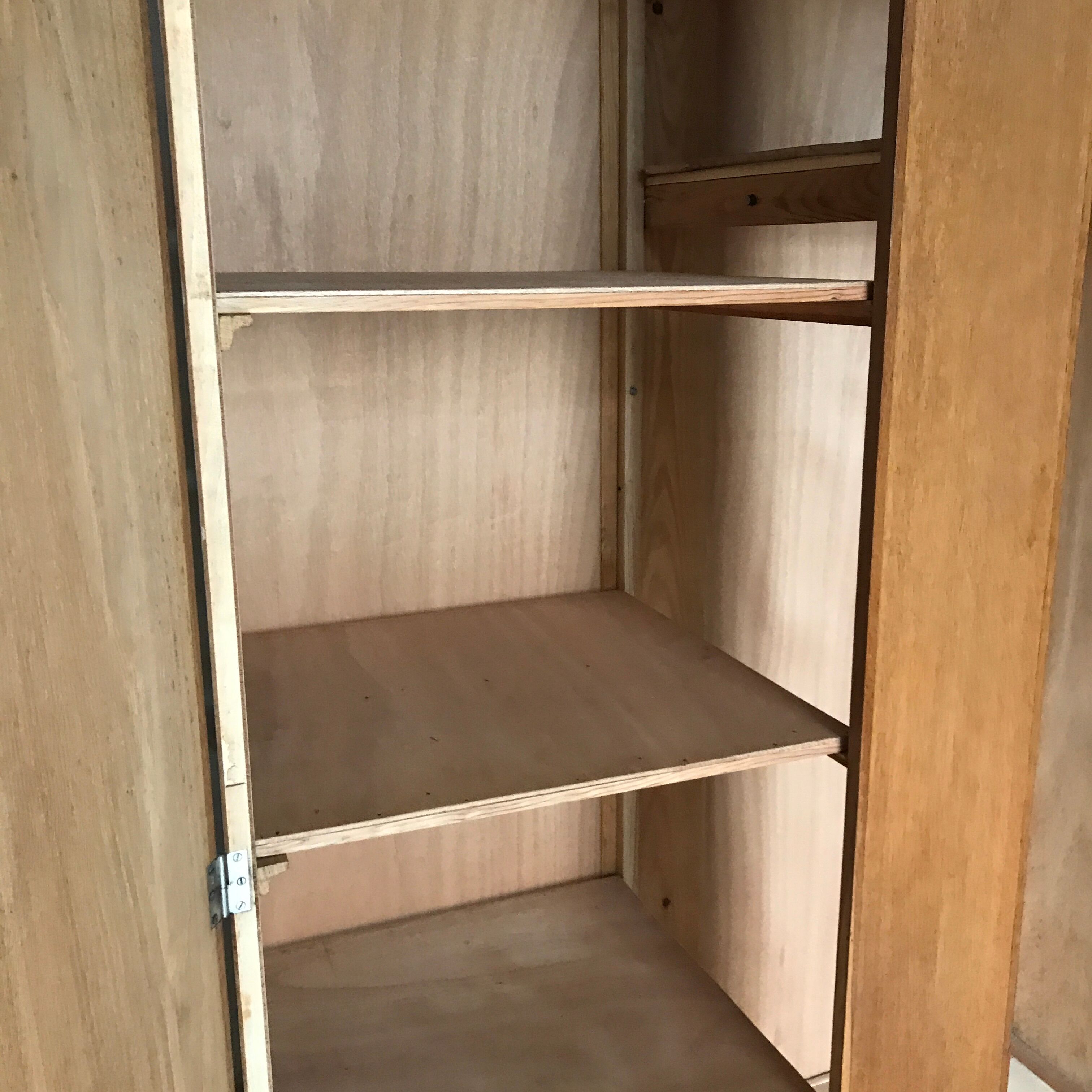 Vintage wooden wardrobe