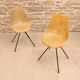 Paire de chaises design Jean Raymond Picard édition Seta, 1950