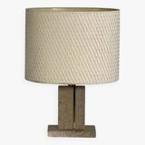 Vintage marble and brass lamp