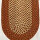 Oval wool rug 57x172 cm