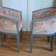 Pair of Art Deco Rosello barrel chairs