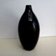 Large black ceramic vase