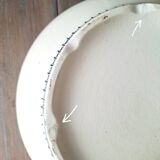 Antique serving dishes in iron earthenware