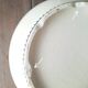 Antique serving dishes in iron earthenware