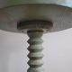 Patinated green gueridon