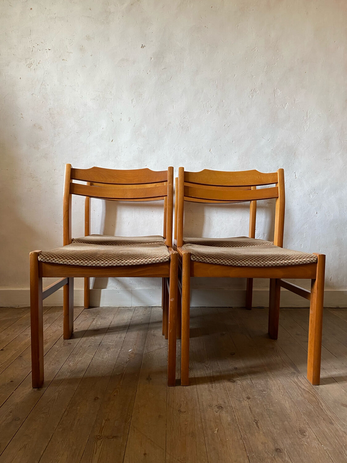 Scandinavian wooden chairs