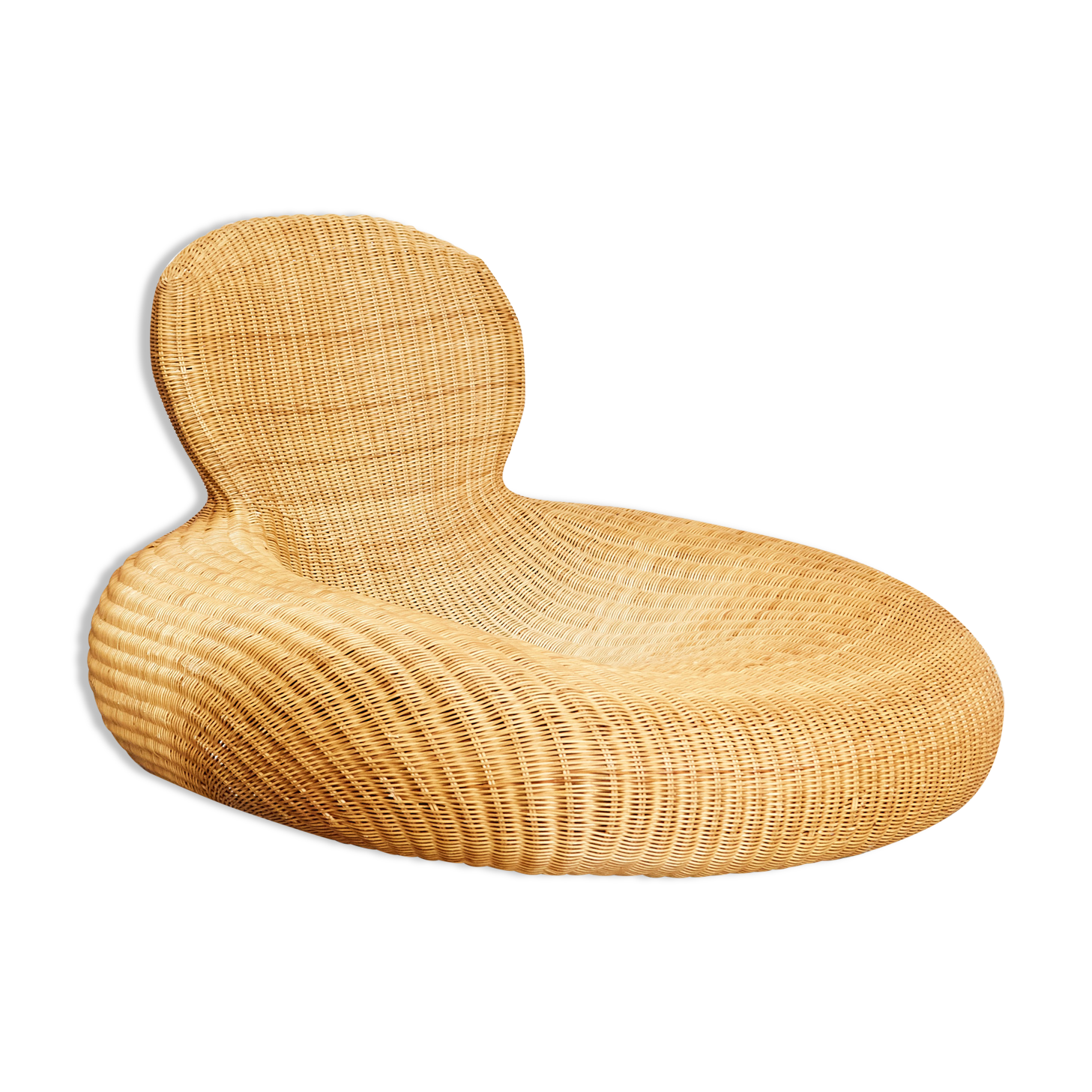 Fauteuil en rotin Storvig par Carl Öjerstam pour Ikea, années 2000