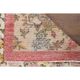 Vintage Turkish Oushak Handmade Wool Cotton Beige Area Rug 103x207