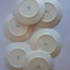 Set of 8 dessert plates opaline pink patterns Arcopal France Vintage