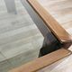 1960s coffee table by Afra and Tobia Scarpa for Cassina with smoked glass
