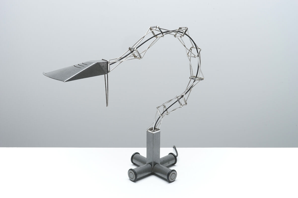 Yaacov Kaufman lamp Multi X editions Lumina circa 1980