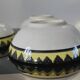 Ensemble de 4 coupelles vintage HB Quimper