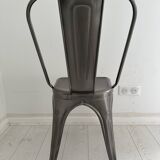 Stackable Tolix Chair - The Original Hammered Grey